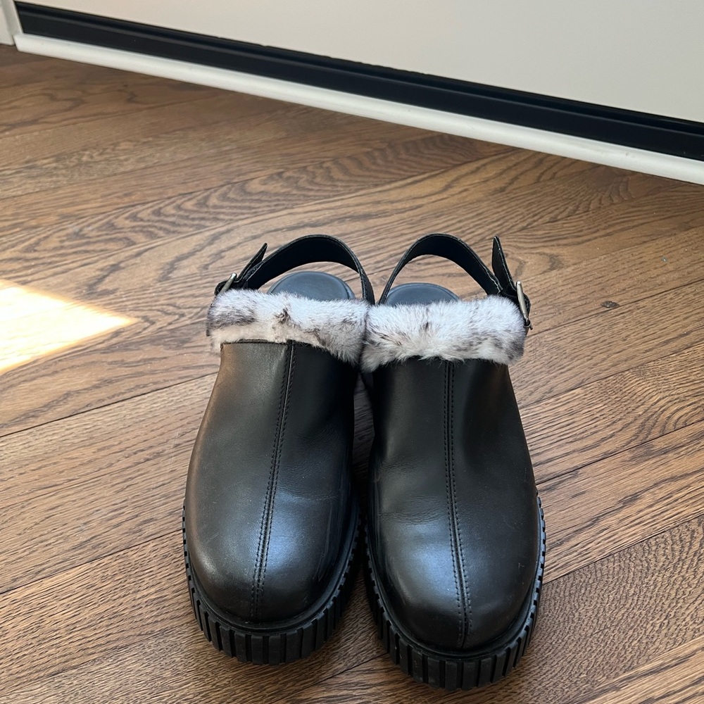 Sorel Ona Ave Fur-Lined Mules View 3